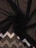Black Embellished Design Georgette Saree