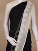 Black Embellished Design Georgette Saree