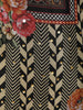 Black Embroidered Design Crepe Palazzo Suit