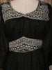 Black Embroidered Design Georgette Gown with Dupatta