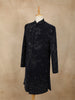 Black Embroidered Design Jacquard Indo-Western Sherwani