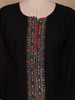 Black Embroidered Georgette Salwar Suit with Dupatta