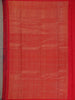 Black Floral And Stripes Woven Kanchipuram Silk Saree