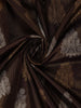 Black Floral Butta Woven Silk Saree With Contrast Border