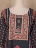 Black Floral Design Cotton Salwar Suit