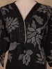 Black Floral Design Cotton Salwar Suit