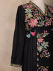 Black Floral Design Cotton Salwar Suit