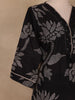 Black Floral Design Cotton Salwar Suit