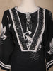 Black Floral Printed Cotton Salwar Suit