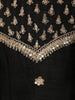 Black Floral Embroidered Design Georgette Lehenga with Dupatta