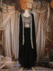 Black Floral Embroidered Design Georgette Skirt Top
