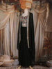 Black Floral Embroidered Design Georgette Skirt Top