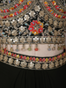 Black Floral Embroidered Design Georgette Skirt Top