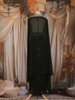 Black Floral Embroidered Design Georgette Skirt Top