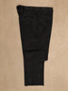 Black Floral Embroidered Velvet Men's Suit