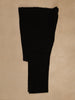 Black Floral Embroidered Viscose Sherwani Suit