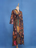 Black Floral Printed Cotton Kurti