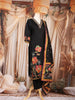 Black Floral Printed Cotton Salwar Suit