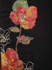 Black Floral Printed Cotton Salwar Suit