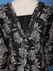 Black Floral Printed Cotton Salwar Suit - Diadem