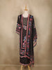 Black Floral Printed Cotton Salwar Suit With Dupatta