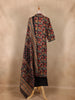 Black Floral Printed Cotton Salwar Suit with Dupatta