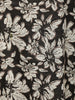 Black Floral Printed Cotton Straight Cut Salwar Suit with Dupatta