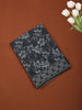 Black Floral Printed Design Cotton Casual Wear Saree