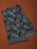 Black Floral Printed Design Cotton Casual Wear Saree