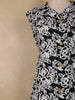 Black Floral Printed Design Cotton Co-ord Set
