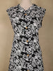 Black Floral Printed Design Cotton Co-ord Set