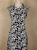 Black Floral Printed Design Cotton Co-ord Set