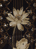 Black Floral Printed Synthetic Salwar Suit With Dupatta