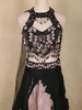 Black Floral Sequins and Beads Embroidered Design Net Party wear Lehenga