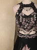Black Floral Sequins and Beads Embroidered Design Net Party wear Lehenga