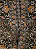 Black Floral Thread Embroidered Design Georgette Palazzo Suit with Dupatta