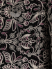 Black Floral Thread Embroidered Velvet Indo-Western Sherwani