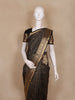 Black Floral Woven Design Kanchipuram Silk Saree