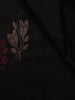 Black Floral Woven Kanchipuram Silk Saree