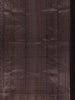 Black Floral Woven Pure Kanchipuram Silk Saree with Zari Border