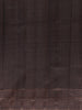 Black Floral Woven Pure Kanchipuram Silk Saree with Zari Border