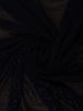 Black Geometric Designed Georgette Saree With Stone Work Border