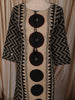 Black Geometric Printed Design Cotton Palazzo Suit with Matching Dupatta