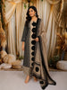 Black Geometric Printed Design Cotton Palazzo Suit with Matching Dupatta