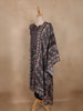Black Geometric Printed Design Cotton Straight-Cut Salwar Suit