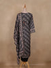Black Geometric Printed Design Cotton Straight-Cut Salwar Suit