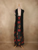Black Geometric Printed Design Crepe Palazzo Suit with Dupatta
