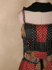 Black Geometric Printed Design Crepe Palazzo Suit with Dupatta