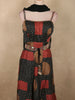 Black Geometric Printed Design Crepe Palazzo Suit with Dupatta