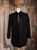Black Geometric Sequins Embroidered Indo-Western Velvet Sherwani